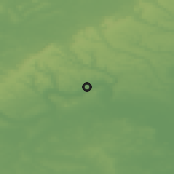 Shaded relief of the 49 km around Marlow, drawn from the GMTED2010 grid