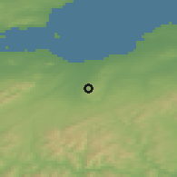 Shaded relief of the 47 km around Mayfield, drawn from the GMTED2010 grid