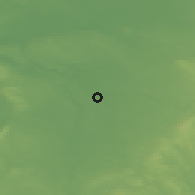 Shaded relief of the 48 km around Middlewich, drawn from the GMTED2010 grid