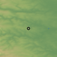 Shaded relief of the 48 km around Morley, drawn from the GMTED2010 grid