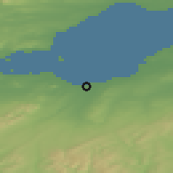 Shaded relief of the 47 km around Musselburgh, drawn from the GMTED2010 grid