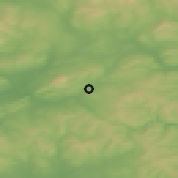Shaded relief of the 48 km around Nelson, drawn from the GMTED2010 grid