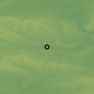 Shaded relief of the 49 km around Newbury, drawn from the GMTED2010 grid