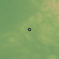 Shaded relief of the 48 km around Newcastle-under-Lyme, drawn from the GMTED2010 grid