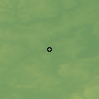 Shaded relief of the 49 km around Newport Pagnell, drawn from the GMTED2010 grid