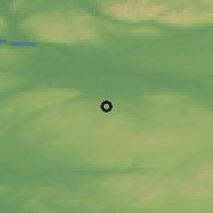 Shaded relief of the 47 km around Newton Mearns, drawn from the GMTED2010 grid