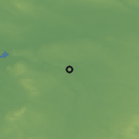 Shaded relief of the 48 km around Northwich, drawn from the GMTED2010 grid