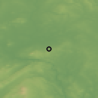 Shaded relief of the 48 km around Oakengates-Donnington, drawn from the GMTED2010 grid