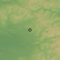 Shaded relief of the 48 km around Oldham, drawn from the GMTED2010 grid