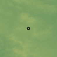 Shaded relief of the 48 km around Pelsall, drawn from the GMTED2010 grid