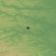 Shaded relief of the 48 km around Batley, drawn from the GMTED2010 grid