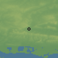 Shaded relief of the 49 km around Petersfield, drawn from the GMTED2010 grid