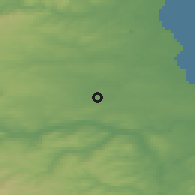 Shaded relief of the 47 km around Ponteland, drawn from the GMTED2010 grid