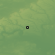 Shaded relief of the 49 km around Beaconsfield, drawn from the GMTED2010 grid