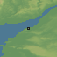 Shaded relief of the 49 km around Portishead, drawn from the GMTED2010 grid