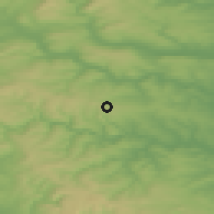 Shaded relief of the 48 km around Queensbury, drawn from the GMTED2010 grid