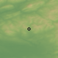 Shaded relief of the 48 km around Ramsbottom, drawn from the GMTED2010 grid