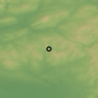 Shaded relief of the 48 km around Rawtenstall, drawn from the GMTED2010 grid