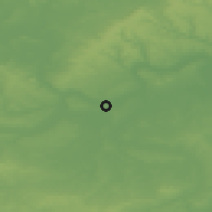 Shaded relief of the 49 km around Reading, drawn from the GMTED2010 grid