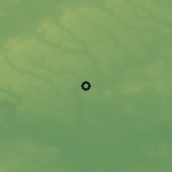 Shaded relief of the 49 km around Rickmansworth, drawn from the GMTED2010 grid