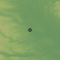 Shaded relief of the 48 km around Ripon, drawn from the GMTED2010 grid