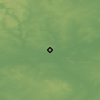 Shaded relief of the 48 km around Risley, drawn from the GMTED2010 grid