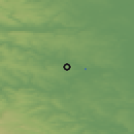 Shaded relief of the 48 km around Rothwell, drawn from the GMTED2010 grid