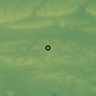 Shaded relief of the 49 km around Royal Tunbridge Wells, drawn from the GMTED2010 grid