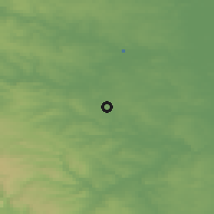 Shaded relief of the 48 km around Royston, drawn from the GMTED2010 grid