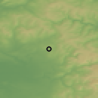 Shaded relief of the 48 km around Royton, drawn from the GMTED2010 grid
