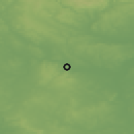 Shaded relief of the 48 km around Rugeley, drawn from the GMTED2010 grid