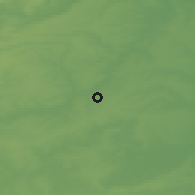 Shaded relief of the 49 km around Rushden, drawn from the GMTED2010 grid