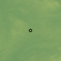 Shaded relief of the 49 km around Bedworth, drawn from the GMTED2010 grid