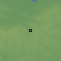 Shaded relief of the 49 km around Saffron Walden, drawn from the GMTED2010 grid