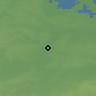 Shaded relief of the 49 km around Saint Neots, drawn from the GMTED2010 grid
