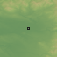 Shaded relief of the 48 km around Sale, drawn from the GMTED2010 grid