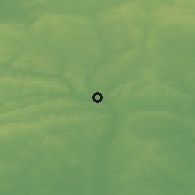 Shaded relief of the 49 km around Salisbury, drawn from the GMTED2010 grid
