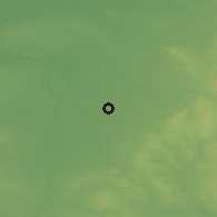 Shaded relief of the 48 km around Sandbach, drawn from the GMTED2010 grid