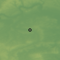Shaded relief of the 49 km around Sandhurst, drawn from the GMTED2010 grid