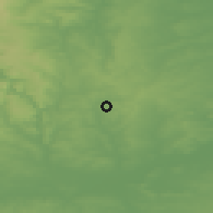 Shaded relief of the 48 km around Selston-Underwood-Brimsley, drawn from the GMTED2010 grid