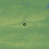 Shaded relief of the 49 km around Sevenoaks, drawn from the GMTED2010 grid