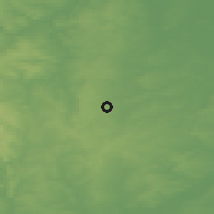 Shaded relief of the 48 km around Shirebrook, drawn from the GMTED2010 grid