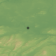 Shaded relief of the 48 km around Shrewsbury, drawn from the GMTED2010 grid