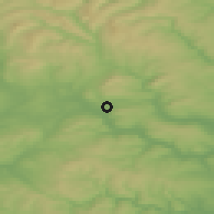 Shaded relief of the 48 km around Skipton, drawn from the GMTED2010 grid