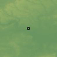 Shaded relief of the 49 km around Slough, drawn from the GMTED2010 grid