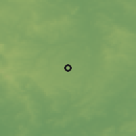 Shaded relief of the 49 km around Solihull, drawn from the GMTED2010 grid