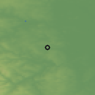 Shaded relief of the 48 km around South Kirkby-South Elmsall, drawn from the GMTED2010 grid