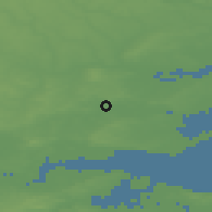 Shaded relief of the 49 km around South Woodham Ferrers, drawn from the GMTED2010 grid