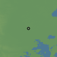 Shaded relief of the 48 km around Spalding, drawn from the GMTED2010 grid