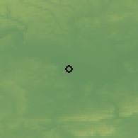 Shaded relief of the 49 km around Staines, drawn from the GMTED2010 grid